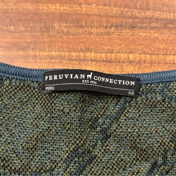 Peruvian Connection Kashmiri Tapestry Boho long sleeve sweater dress - Picture 5 of 5